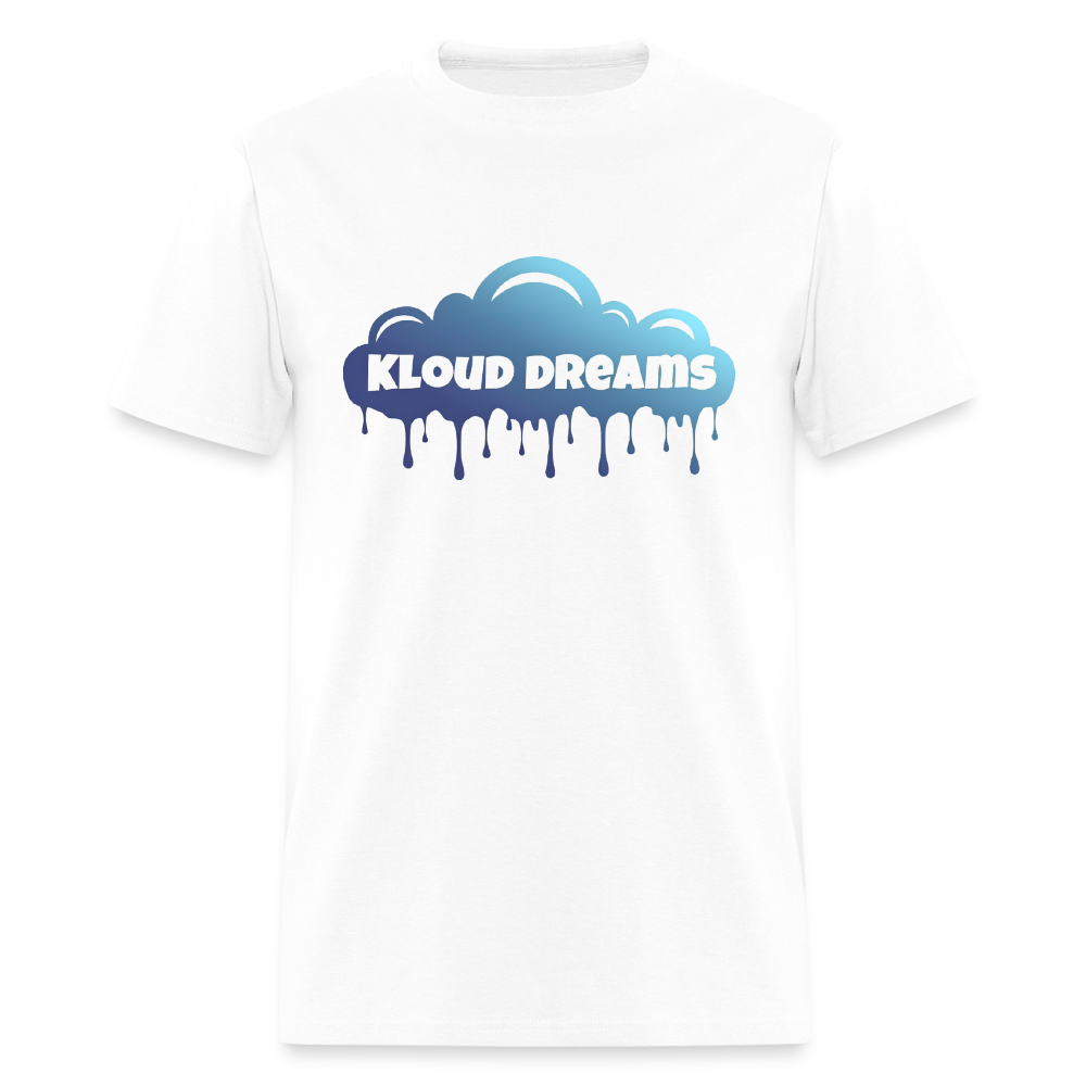 Kloud Dreams Melted Unisex Classic T-Shirt - white