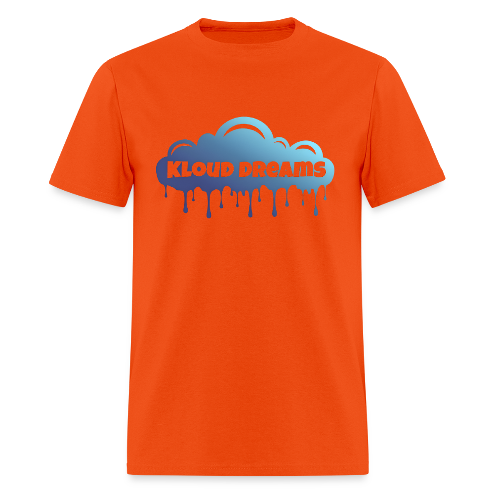 Kloud Dreams Melted Unisex Classic T-Shirt - orange