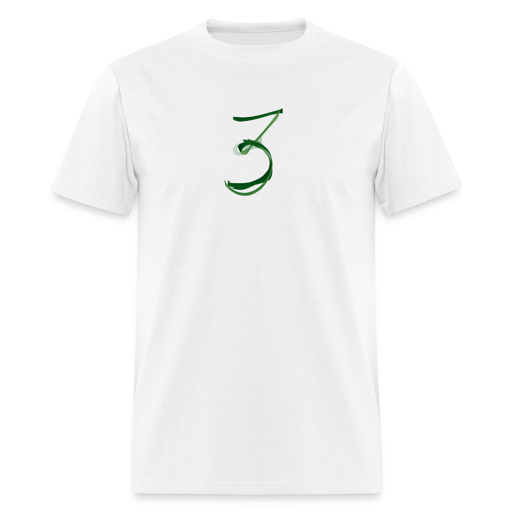 The "3g" Signature Logo Unisex Classic T-Shirt - white