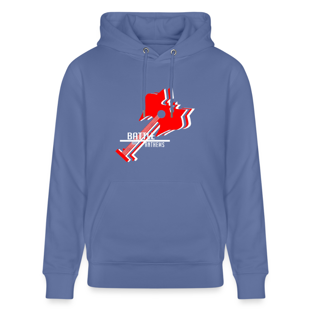 Battle Anthems Stanley/Stella Cruiser Organic Hoodie - bright blue