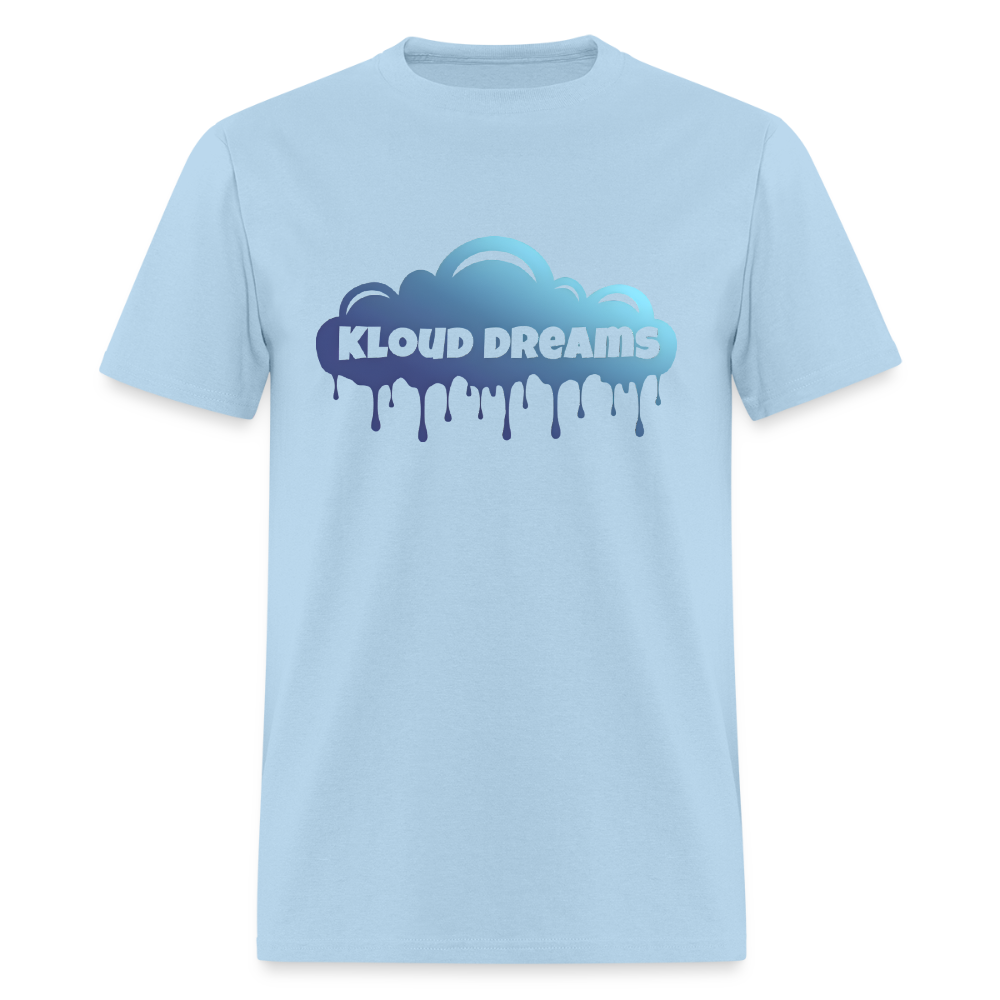 Kloud Dreams Melted Unisex Classic T-Shirt - powder blue