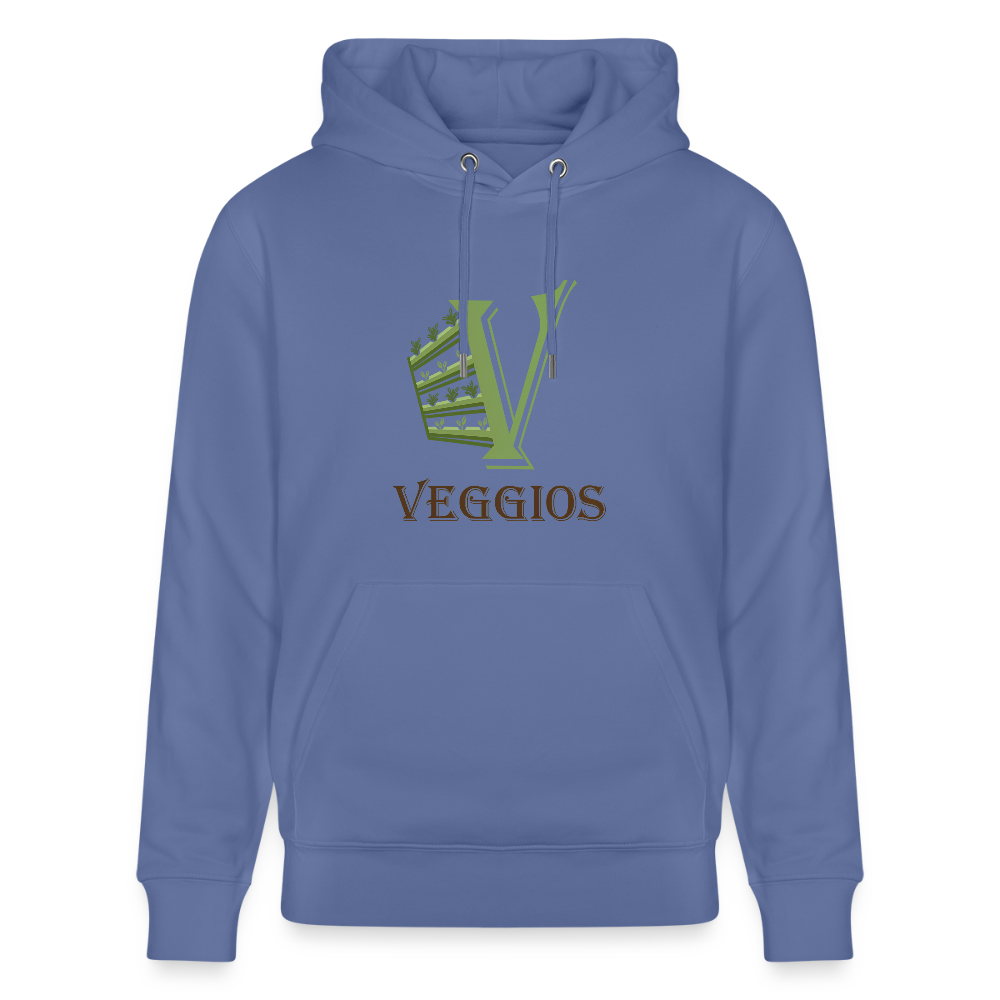 Veggios Logo Stanley/Stella Cruiser Organic Hoodie - bright blue