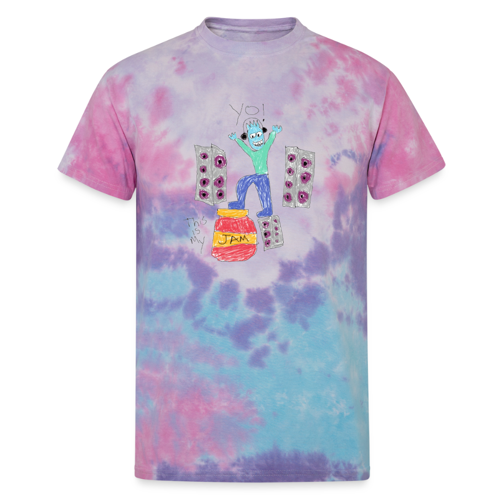 Hey Yo! Unisex Tie Dye T-Shirt - cotton candy