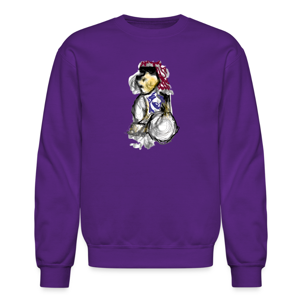 Hamsterdan Crewneck Sweatshirt - purple