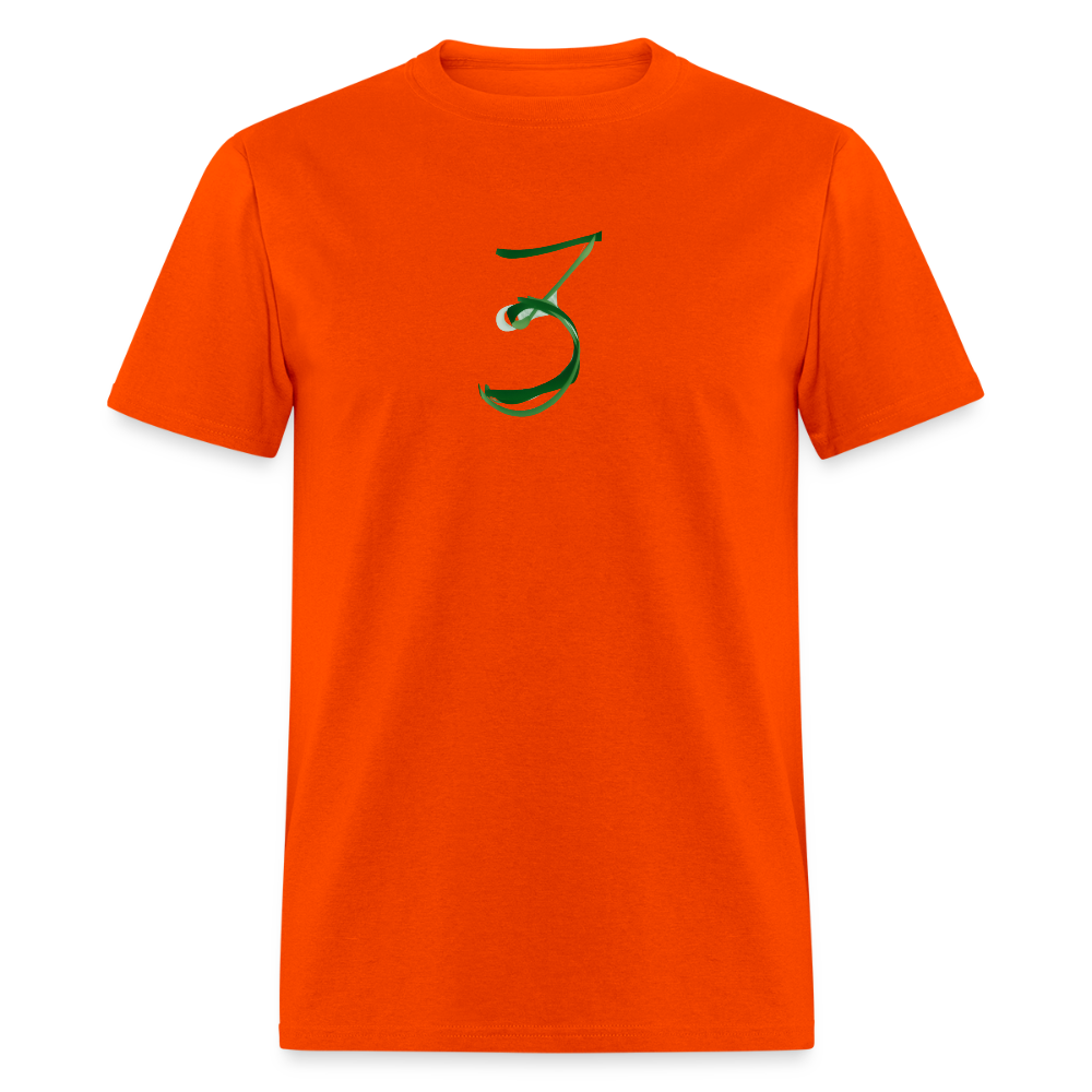 The "3g" Signature Logo Unisex Classic T-Shirt - orange