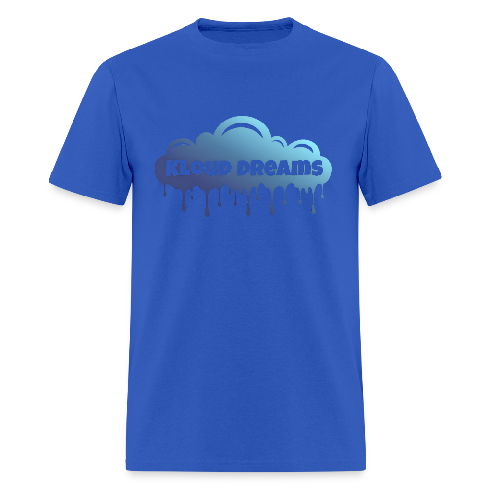 Kloud Dreams Melted Unisex Classic T-Shirt - royal blue