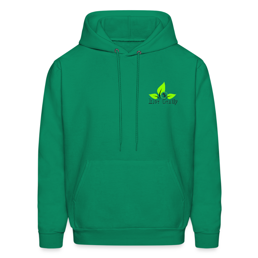 Leaf Logo Men's Hoodie - kelly green