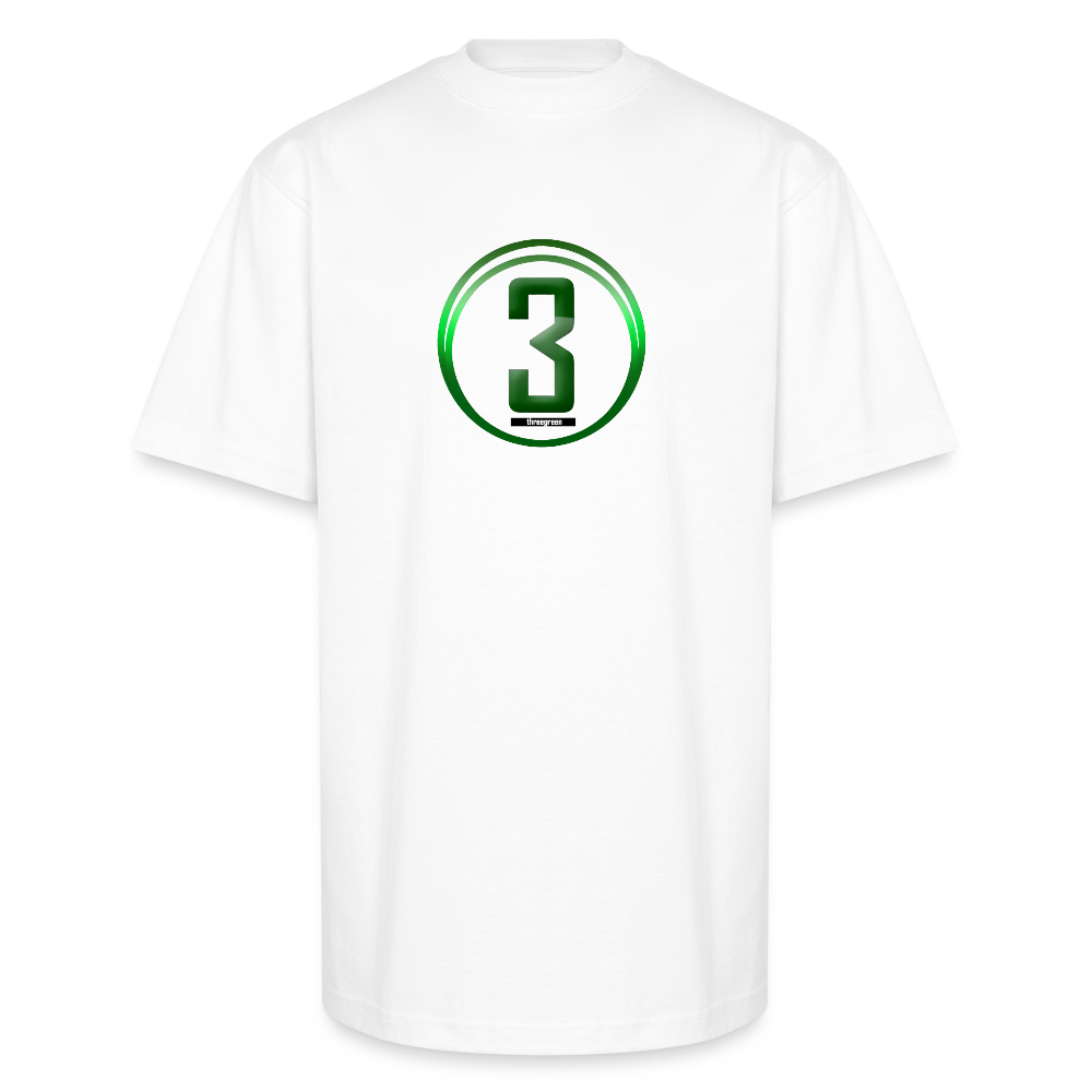 TGM Logo Unisex Oversized Heavyweight T-Shirt - white