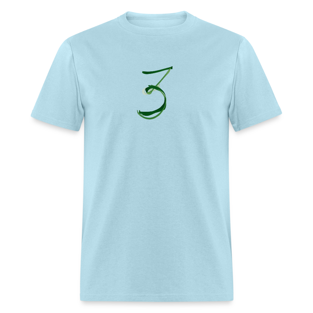 The "3g" Signature Logo Unisex Classic T-Shirt - powder blue