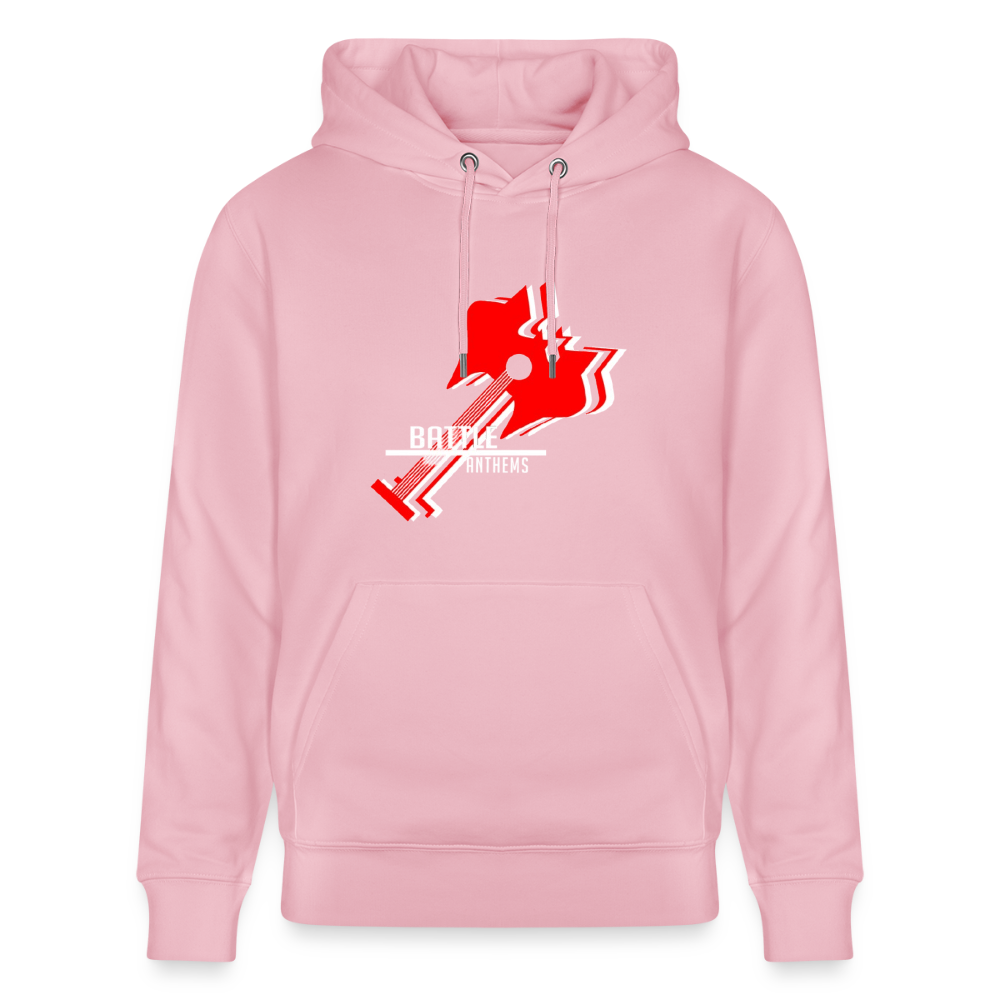 Battle Anthems Stanley/Stella Cruiser Organic Hoodie - pale pink