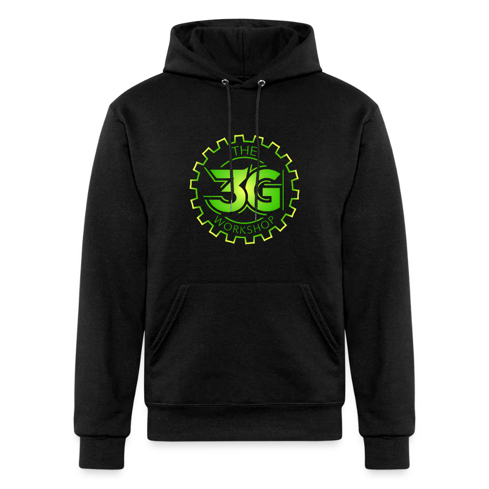 3G Workshop Logo Champion Unisex Powerblend Hoodie - black