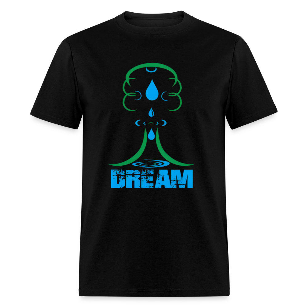 Dream Tree Drip Face Unisex Classic T-Shirt - black