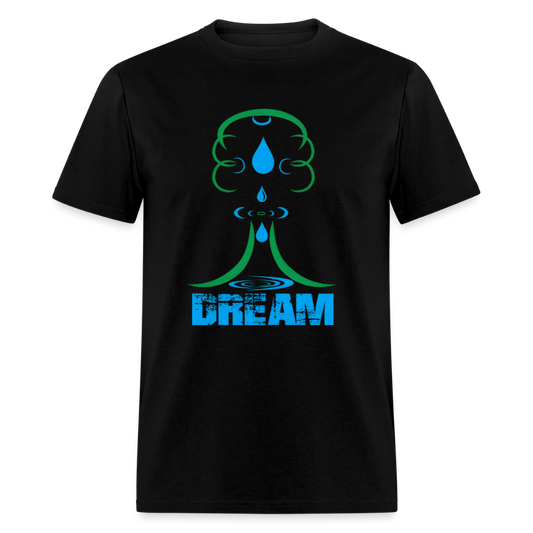 Dream Tree Drip Face Unisex Classic T-Shirt - black