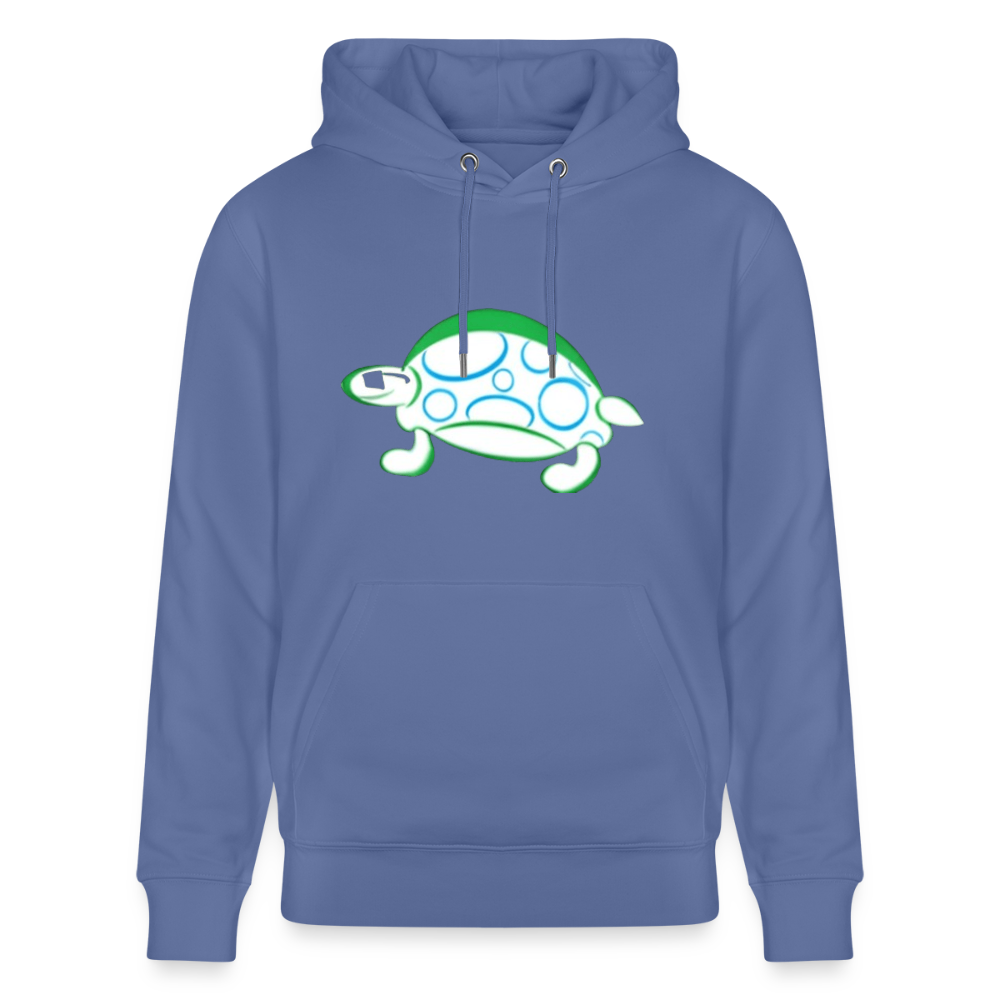 Good News Turtle Stanley/Stella Cruiser Organic Hoodie - bright blue