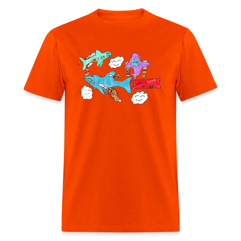 Shark Rockets Unisex Classic T-Shirt - orange