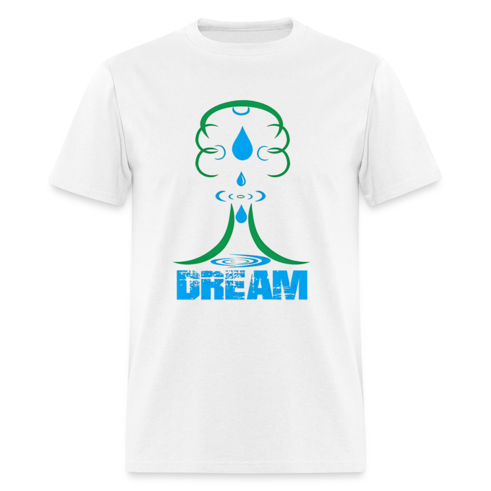 Dream Tree Drip Face Unisex Classic T-Shirt - white