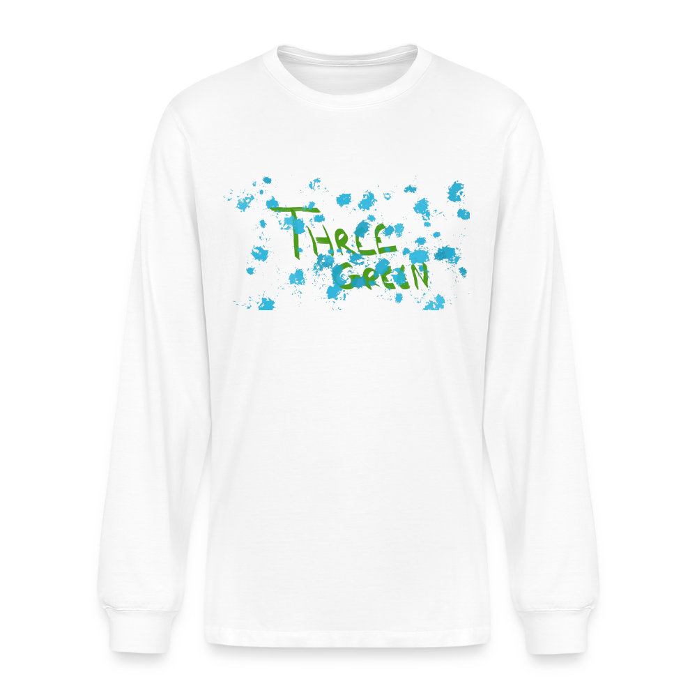 Splat |  Unisex Organic Long Sleeve T-Shirt - white