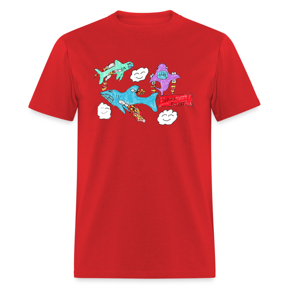 Shark Rockets Unisex Classic T-Shirt - red