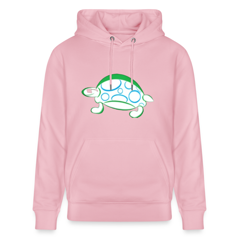 Good News Turtle Stanley/Stella Cruiser Organic Hoodie - pale pink