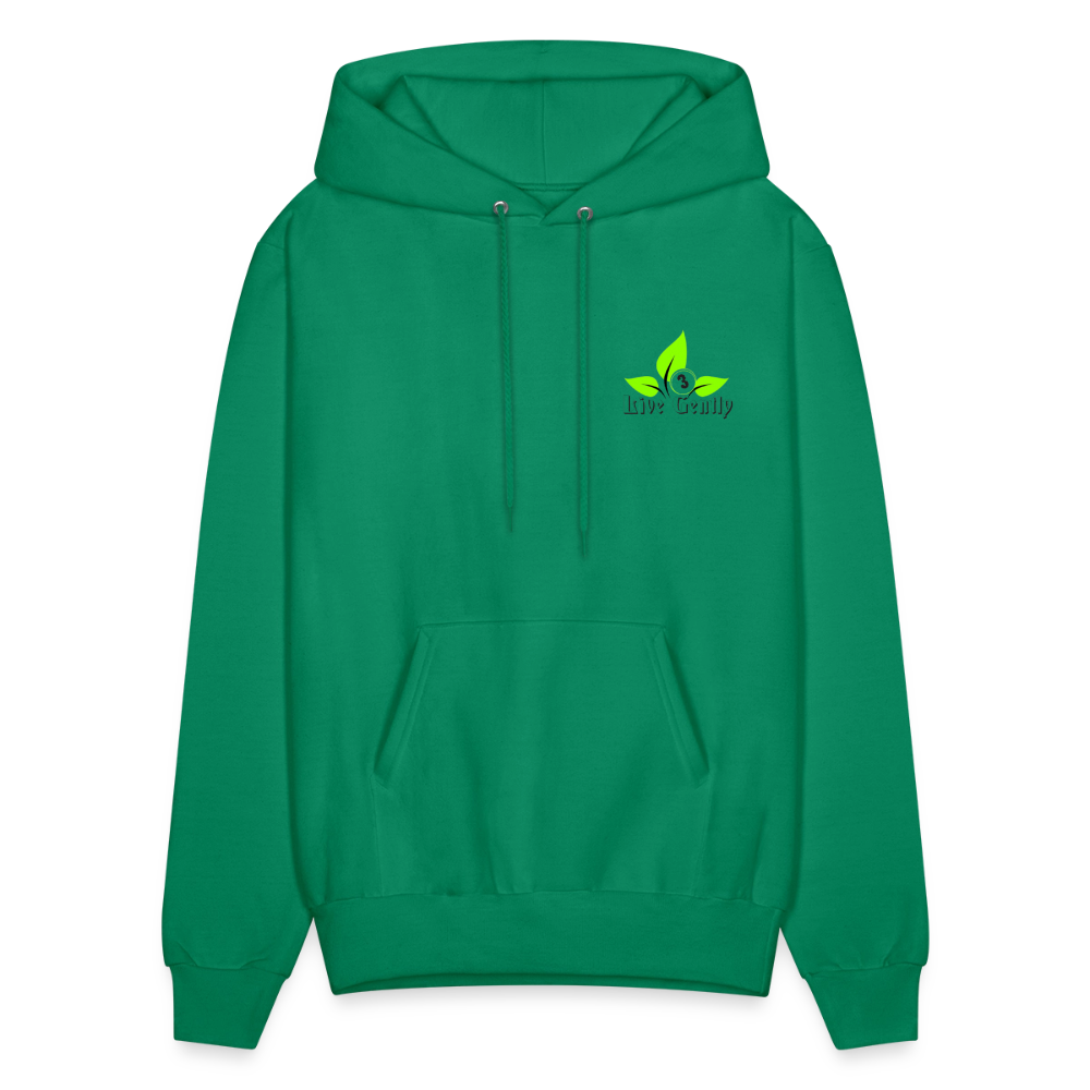 Leaf Logo Men's Hoodie - kelly green