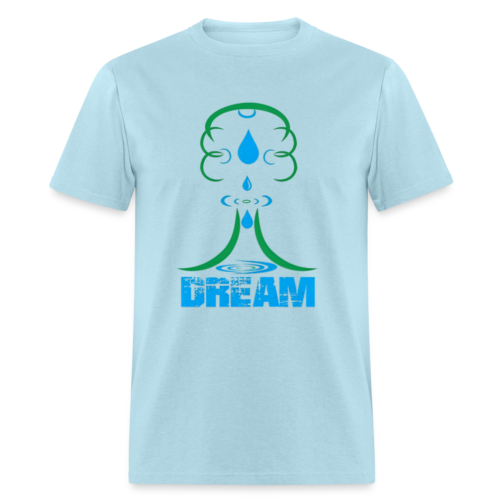 Dream Tree Drip Face Unisex Classic T-Shirt - powder blue